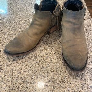 Liberty Black fringe booties